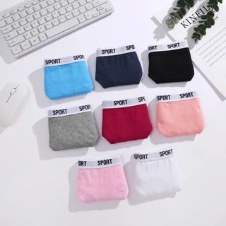 Allofme ผู้หญิงผ้าฝ้ายแท้ G-String เซ็กซี่ต่ําเอว Thongs นุ่มและระบายอากาศได้ Love ชุดชั้นใน