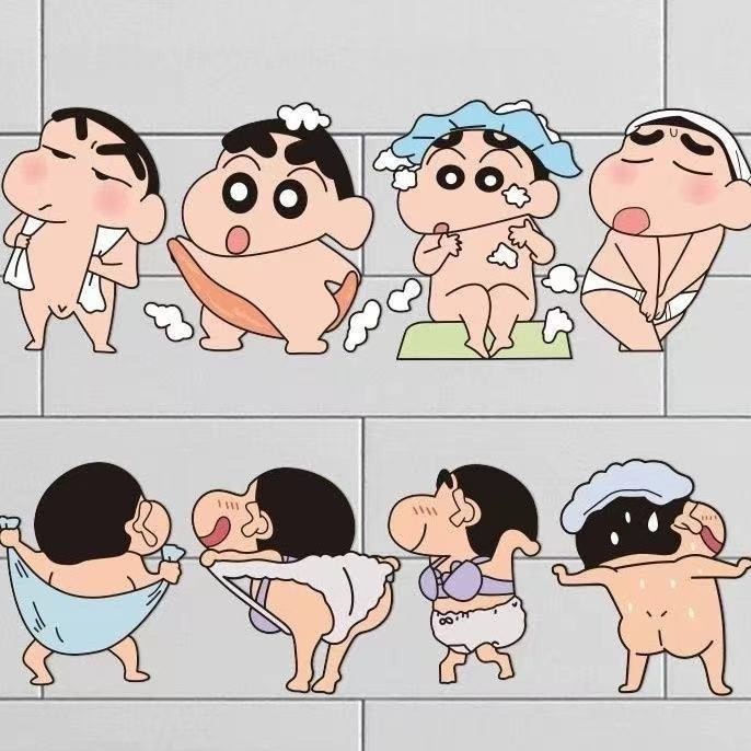 คราฟตัน ชินจัง สติ๊กเกอร์กันน้ำ สติ๊กเกอร์รถยนต์ สติ๊กเกอร์กันน้ำ สติ๊กเกอร์ติดผนัง สติ๊กเกอร์มอเตอร์ไซค์ สติ๊กเกอร์ติดตู้เย็น