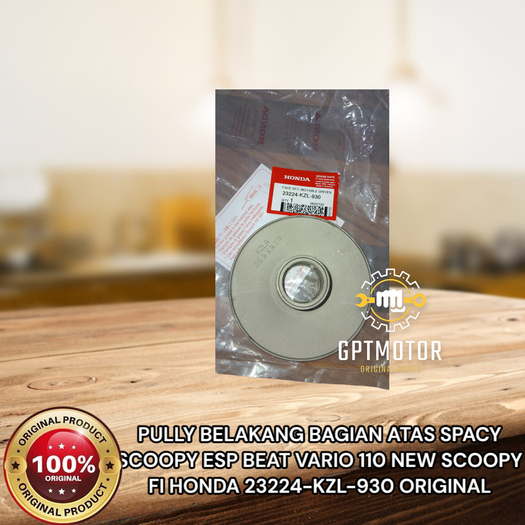 UPPER ด้านหลัง PULLY SCOOPY ESP BEAT VARIO 110 ใหม่ SCOOPY FI HONDA 23224-KZL-930 เดิม