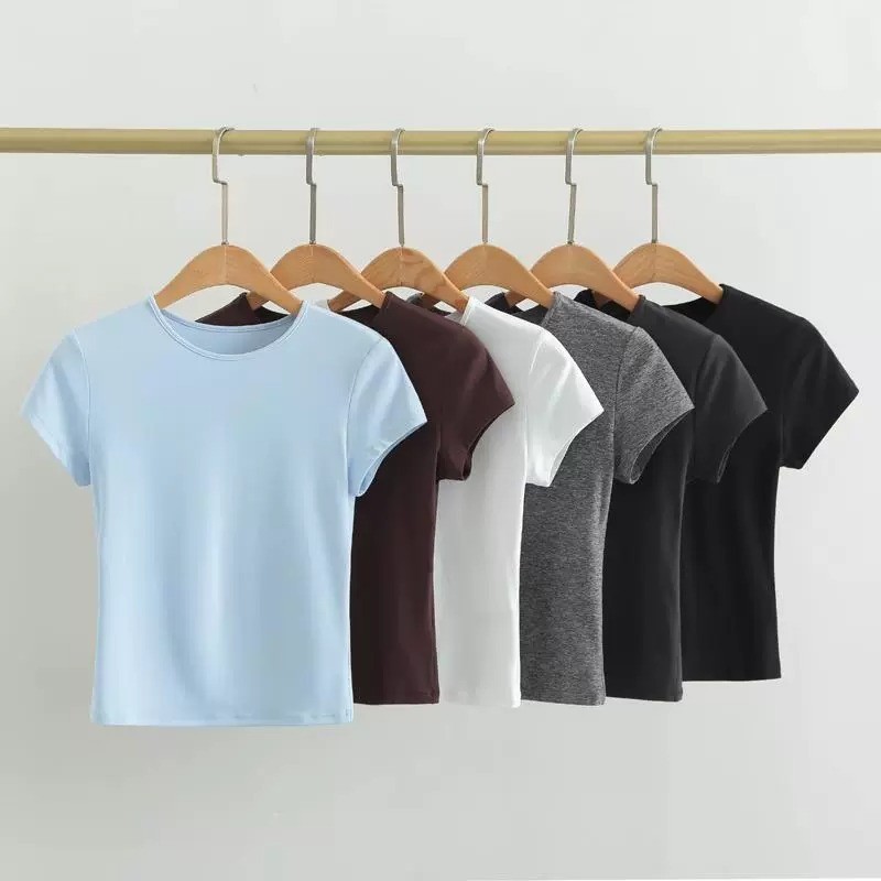 【MAGGIEYOGA】Sports Top Lulu Breathable Quick Drying Slim Short Sleeves การออกกําลังกายวิ่ง