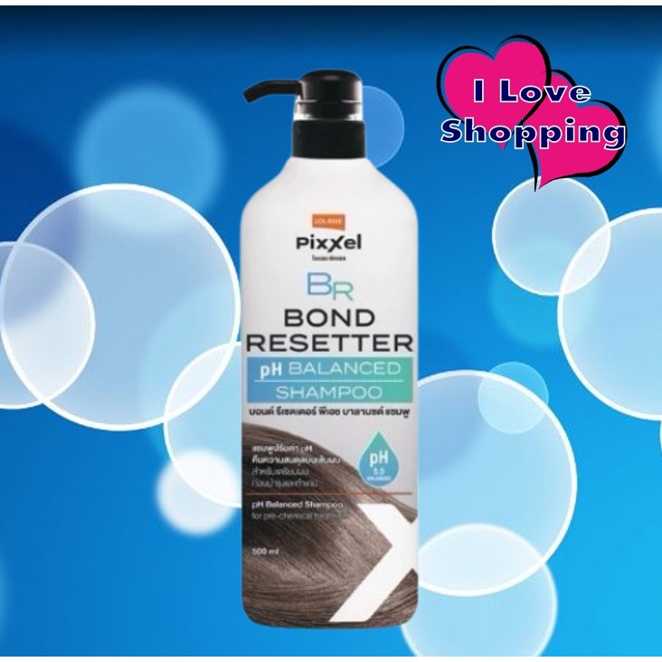 LOLANE Bond Resetter PH Balanced Shampoo 500 ml แชมพูปรับค่า pH  คืนความสมดุลบนเส้นผม