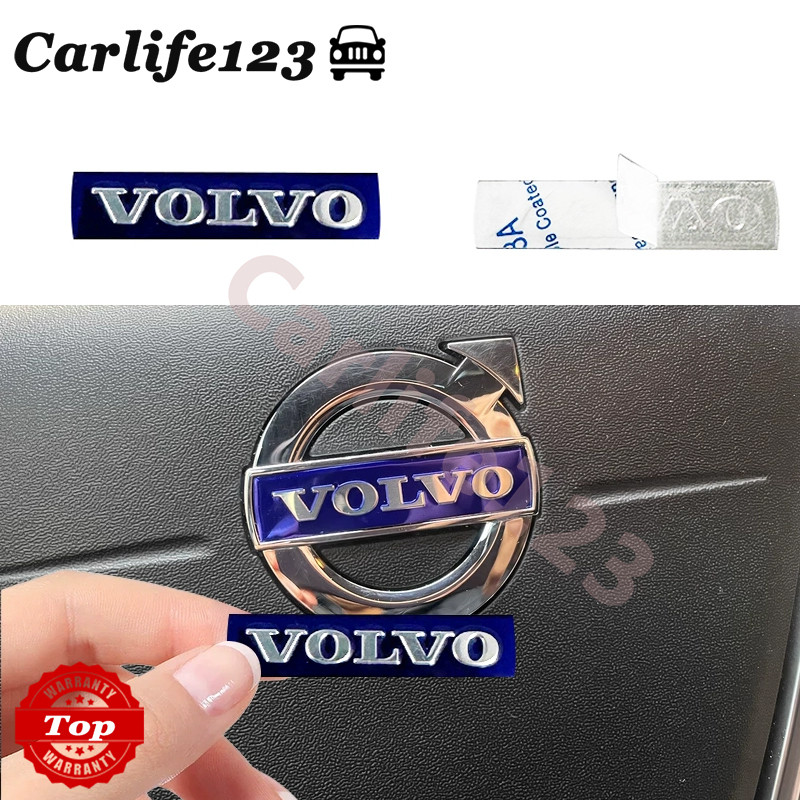 Volvo พวงมาลัยสติกเกอร์สัญลักษณ์ XC60 XC90 V40 V60 S60L S80 พวงมาลัยรถยนต์ป้ายรูปลอก