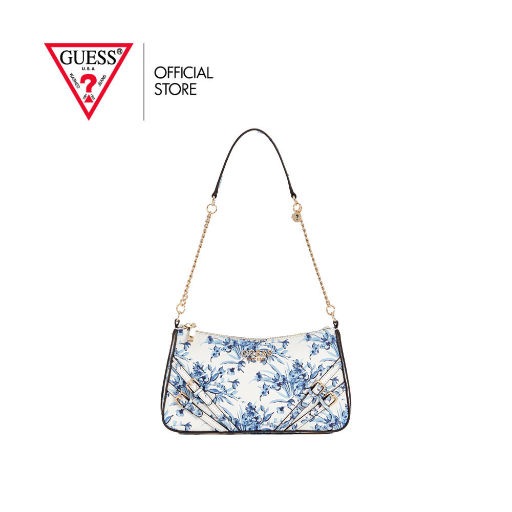 GUESS กระเป๋า รุ่น FG963618 BRAMINA TOP ZIP SHOULDER สีมัลติ