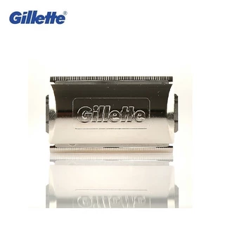 Gillette มีดโกนหนวดสเตนเลส สําหรับผู้ชาย 1 แพ็ก โลหะผสม มีดโกนเพื่อความปลอดภัยของผู้ชาย