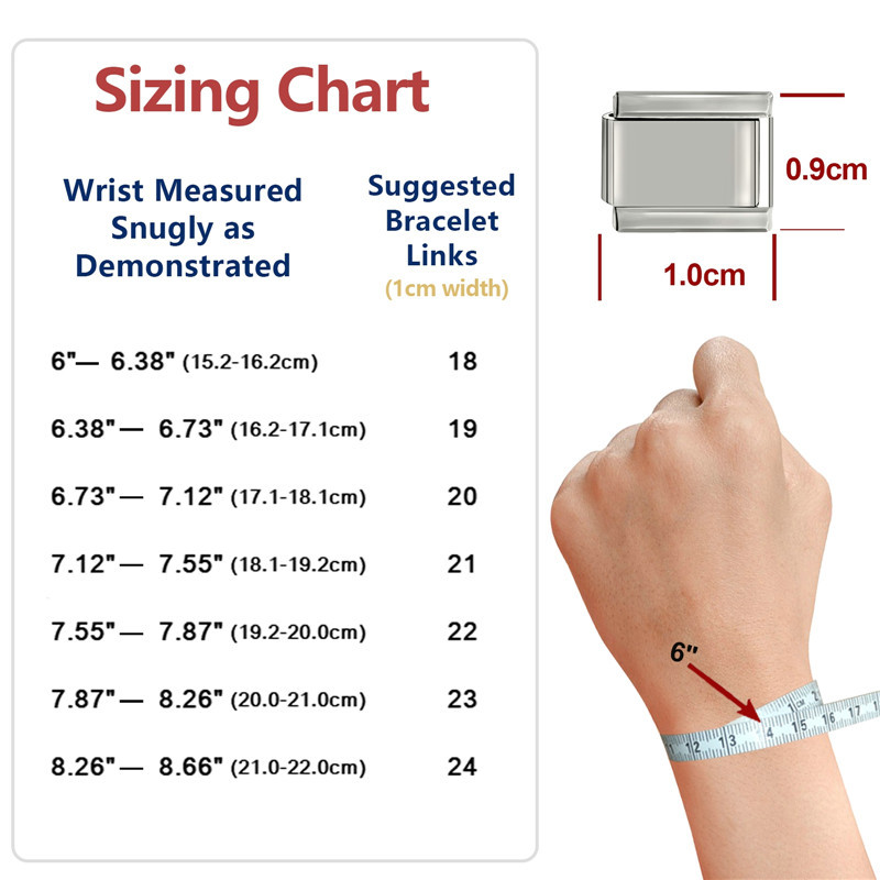 Tai Chi ดอกไม้อิตาเลี่ยน Charm สร้อยข้อมือ Fit 9 มม.สร้อยข้อมือสแตนเลส DIY เครื่องประดับทําอุปกรณ์เสริม Retro บุคลิกภาพโมดูลสร้อยข้อมืออุปกรณ์เสริม - รูปที่ 7
