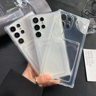 ใส่บัตร เคส For Samsung A56 A55 A06 A05S A16 A07 A17 A36 A37 A54 A23 A15 A35 A53 A52 A14 S24 A22 A13 A26 S25 S26 Ultra
