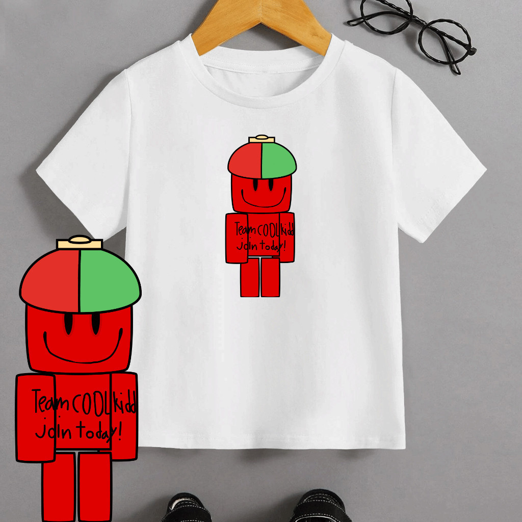 พร้อมส่ง✨ Team c00lkidd Join Today เสื้อ เสื้อยืดเด็ก Roblox 100-150