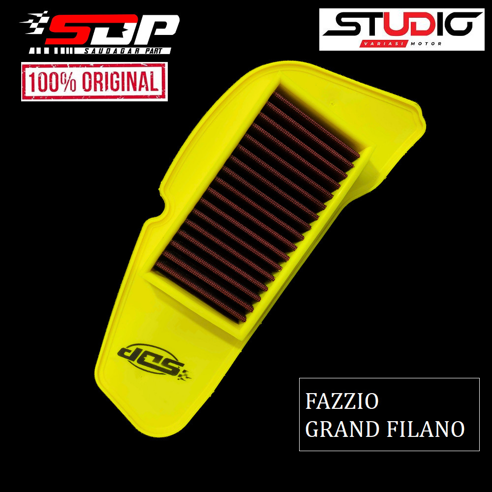 SDP HYBRID FAZIO - ไส้กรองอากาศไฮบริด ไส้กรองอากาศสแตนเลส Yamaha Fazzio Filano