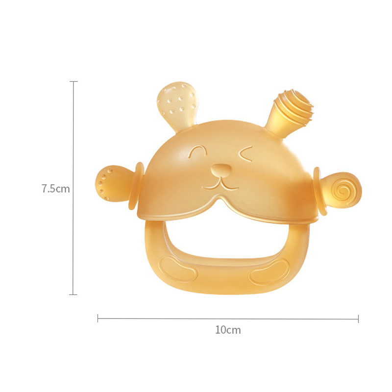 COD ชิ้นเห็ดขนาดเล็กถุงมือ ซิลิโคน นวดเหงือก เด็กป้องกันการ กัด ยางกัด พร้อมกล่อง - รูปที่ 5