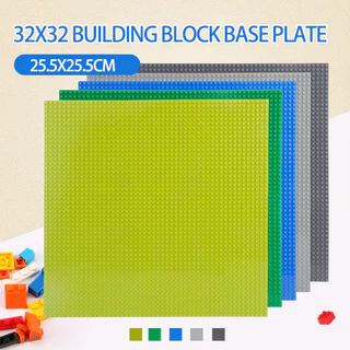 ฐานตัวต่อ แผ่นบล็อกตัวต่อ ขนาด32x32จุด แผ่นฐานอนุภาคขนาดเล็ก 1 ชิ้น แผ่นฐานบล็อกสร้างสรรค์