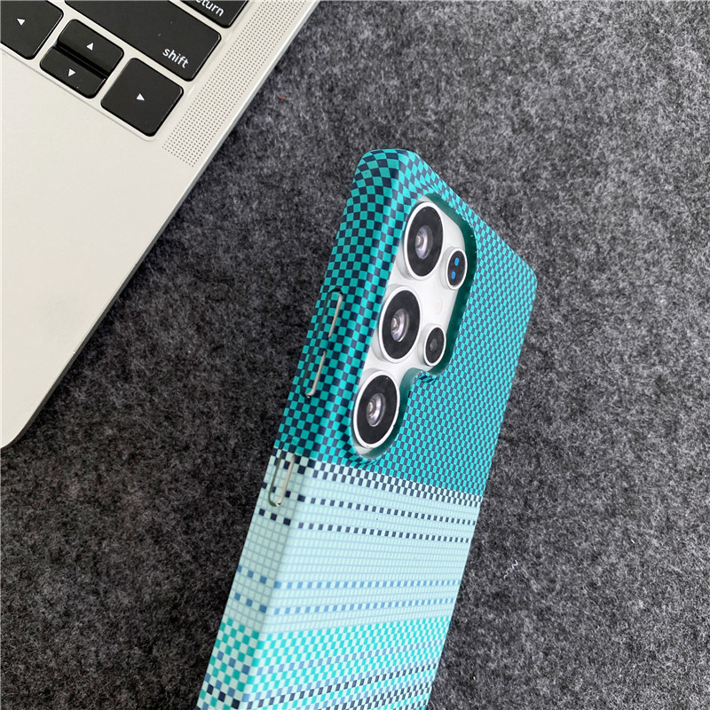 เคสโทรศัพท์ไล่โทนสีคาร์บอนไฟเบอร์แม่เหล็กสําหรับ Samsung Galaxy S25 S24 23 Ultra Plus ฝาครอบกันกระแทก ราคา ถูกที่สุด ดีลบีเคเค แกลเลอรีภาพที่ 6