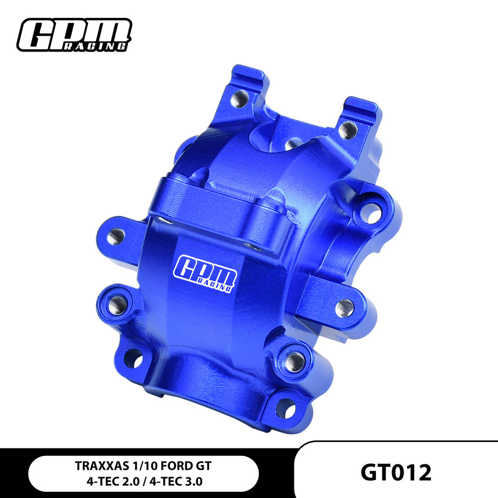 TRAXXAS 1/10 FORD GT 4-TEC 2.0/3.0 อลูมิเนียม 7075 ด้านหน้า Wave กล่องฝาครอบด้านบน