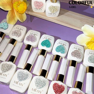 MILAN สีเจลแฟลช 24สี แถมชาร์ท ยาทาเล็บเจล ชุด 20สี + ฟรีชาร์ทสี
