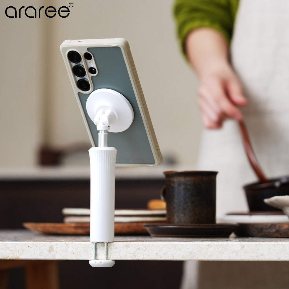 Araree Korea MAGFIE POD LIGHT MagSafe Selfie Stick Tripod Bluetooth Remote