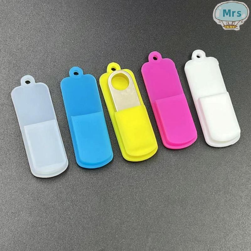 [MR] ซิลิโคน U Disk Storage Case กระเป๋าแบบพกพา USB แฟลชไดรฟ์กรณีฝาครอบป้องกันสําหรับ U Disk Flash Drive Protector TH