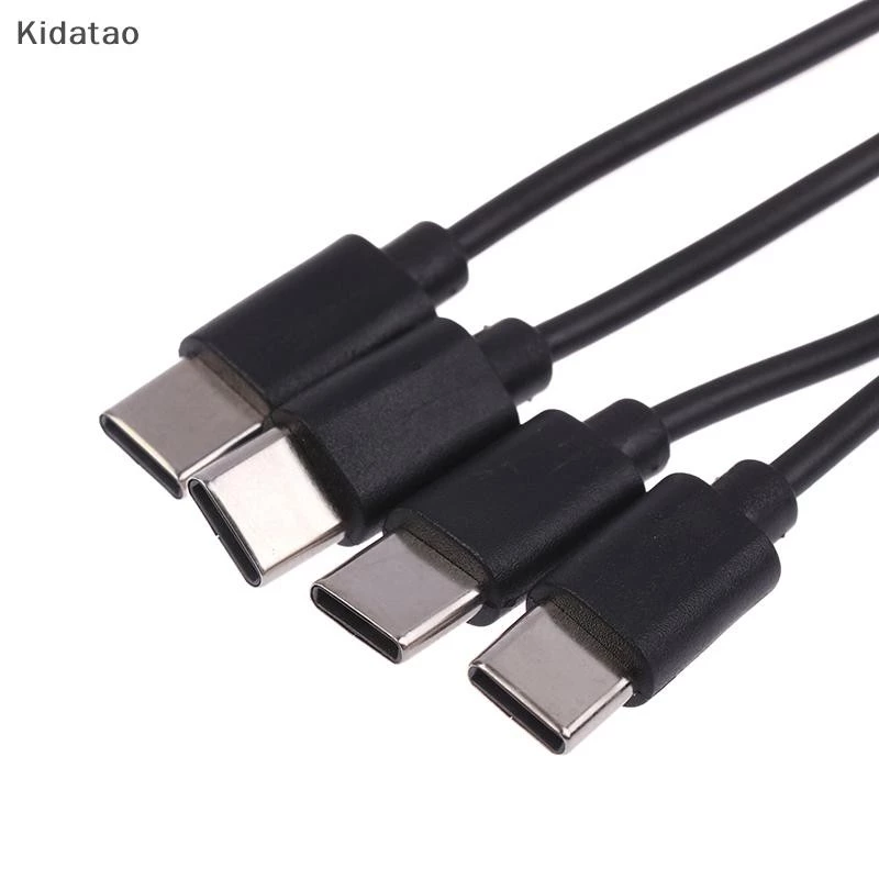 Kidatao 20 ซม.4 In 1 USB C สายชาร์จ 4 พอร์ต USB Splitter สายชาร์จ Type C Connector สําหรับโทรศัพท์มือถือสมาร์ทโฟนแท็บเล็ตใหม่ thumbnail 8