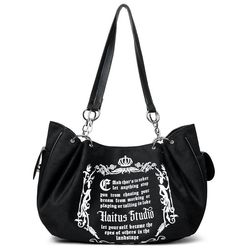 Mousoon ความจุขนาดใหญ่ Retro Artistic พิเศษ Chain Tote ผู้หญิงใหม่แฟชั่นกระเป๋าฟักทอง Crossbody นุ่ม