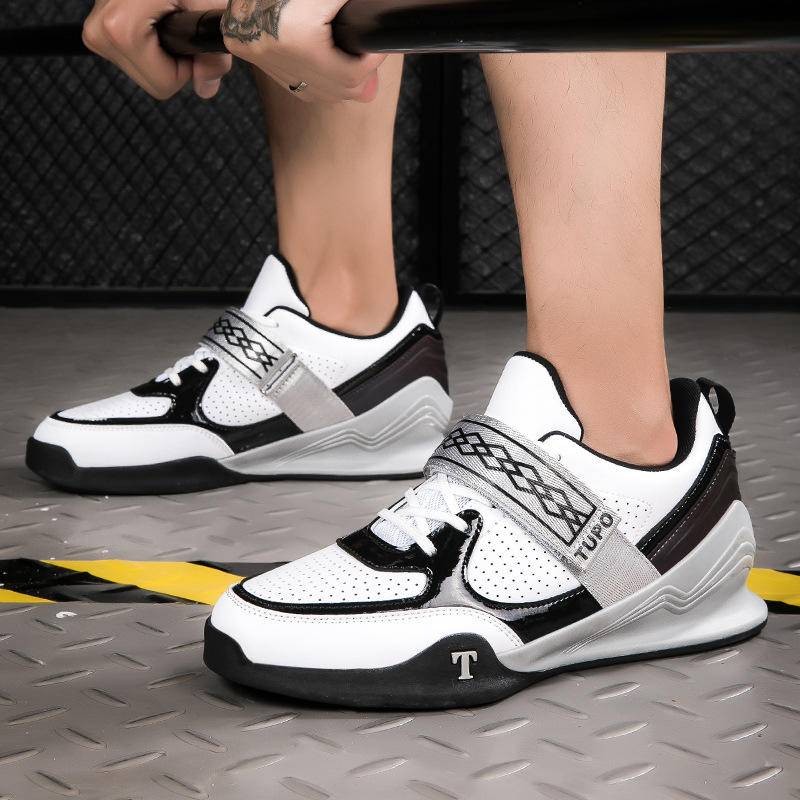 Shoesbox Powerlifting Squat Shoes Mens Gym Training Sports Shoes Professional Support Weightlifting 