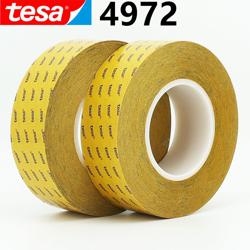 Tesa Tesa4972PET เทปสองหน้าโปร่งใสแบบไม่ทําเครื่องหมาย 4982 Ultra-Thin 0.1 เทปสองหน้าอุณหภูมิสูง 0.05 มม.