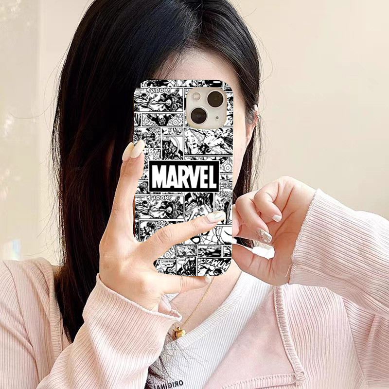 เดอร์แมนกรณีโทรศัพท์มือถือกันฝุ่น for iPhone 8 plus XS 7 XR 13 Pro 12 14 PLUS 16 15 PRO MAX