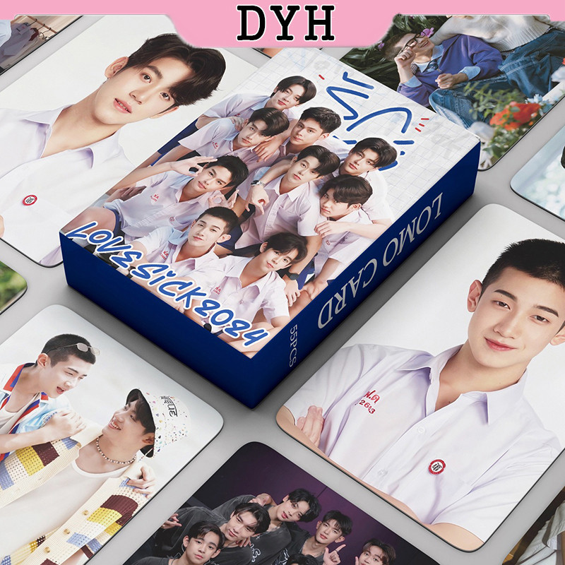 55 ชิ้น/กล่อง LOVE SICK 2024 การ์ดรูปถ่าย ALMOND PROGRESS LOMO การ์ดคอลเลกชัน