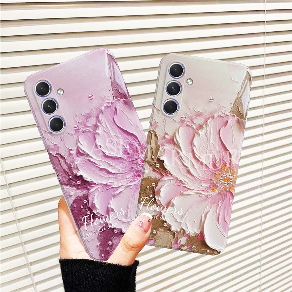 SAMSUNG สําหรับSamsung M15 A14 M14 A15 A25 A24 A34 A35 A55 A54 M34 M54 M23 Softcase Motif Bun9aซิลิโ