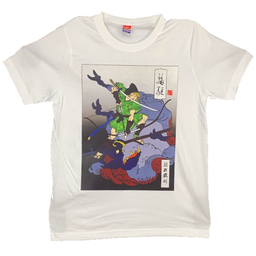 เสื้อยืด Modern Ukiyo-E Zelda Cool Japan Naruitii