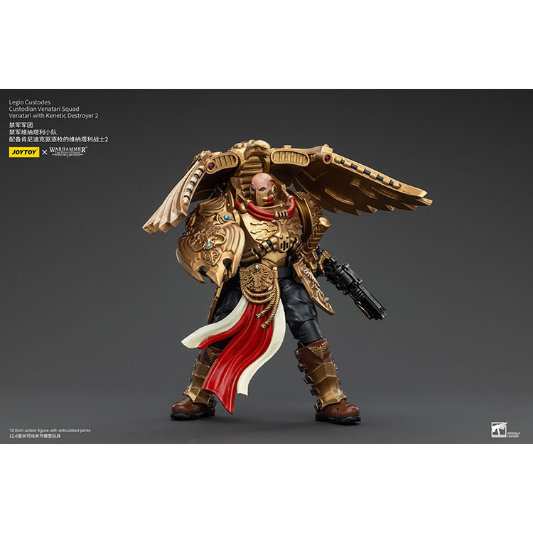 (JOYTOY) Legio Custodes Custodian Venatari Squad Venatari with Kenetic Destroyer 2 JT00782