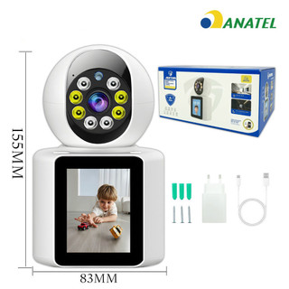 Câmera Wi-fi 4mp C/ Monitor Idosos e Crianças Com Vídeo Chamada  ANJGG
