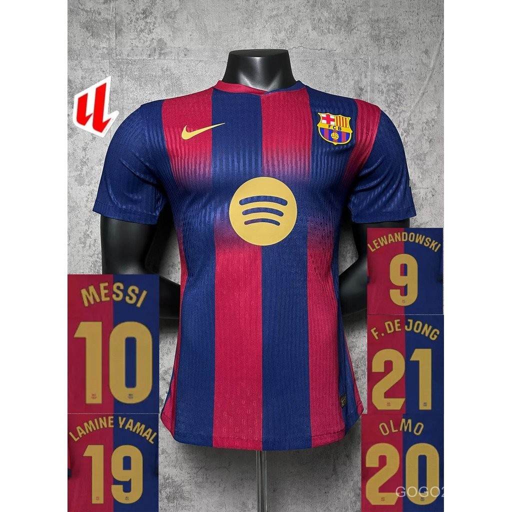 [Player Version] 25/26 New Barcelona Home Mens High Quality Football Top RZDP