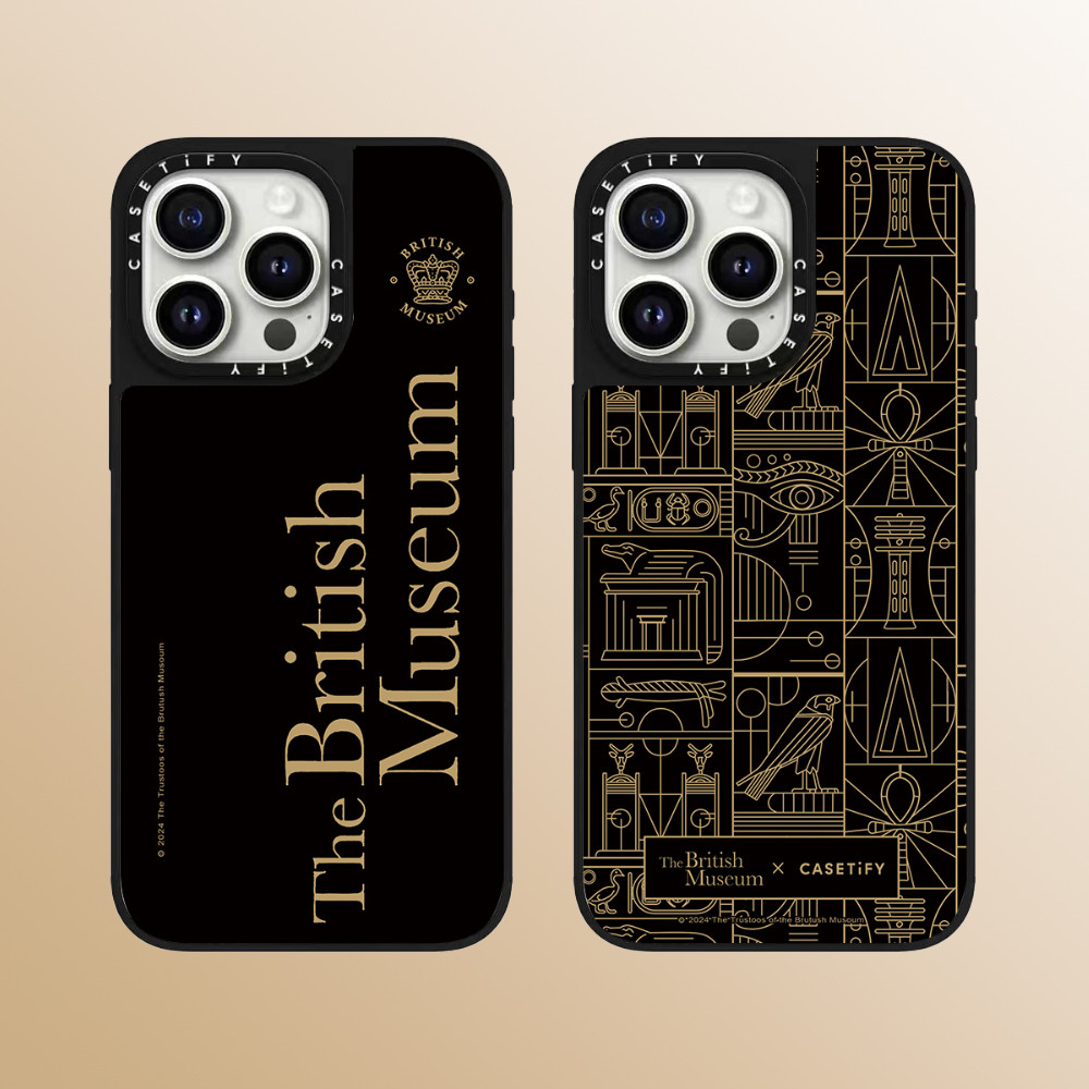 Casetify พิพิธภัณฑ์คุณภาพสูงกระจกเคสโทรศัพท์เหมาะสําหรับ iPhone 16promax 16pro 16 plus 15 promax 14 promax 15 pro 14 pro 13 pro 12 แฟชั่น Anti Drop Hard Case