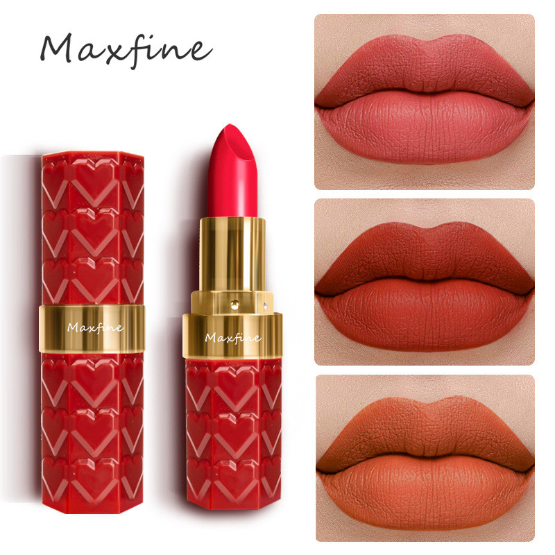 Am-az18 Shades Matte Lipstick - ติดทนนาน ไม่ขัด & Soft Velvet Finish