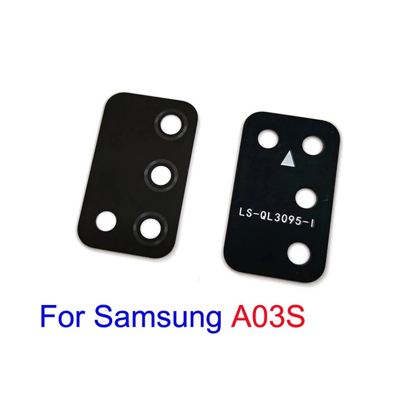 ฝาครอบกระจกเลนส์กล้องด้านหลังพร้อมการเปลี่ยนกาวสําหรับ Samsung Galaxy A03S พร้อมเครื่องมือซ่อมแซม