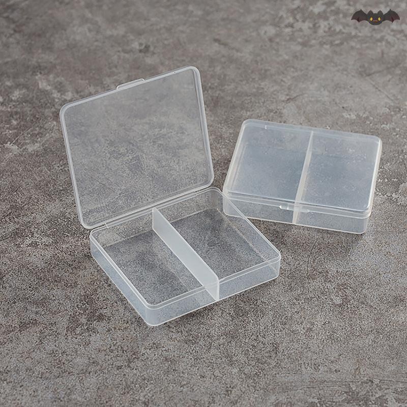 [PE] กล่องเก็บของโปร่งใสพลาสติกสี่เหลี่ยมสินค้าขนาดเล็ก Sundries Organizer Case เครื่องประดับลูกปัดคอนเทนเนอร์กล่องเครื่องมืออุปกรณ์เสริม TH