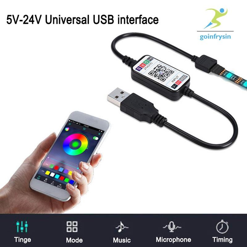 [DI] - ใช้งานร่วมกับริบบิ้นไฟ RGB ไร้สายบ้าน LED RGB USB Strip Controller TH