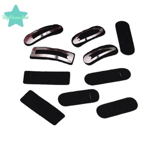[BigHouseSea] 100pcs รูปไข่ไม่ทอ Tear Drop คลิป snap spacers สี่เหลี่ยมผืนผ้า Felt pads แพทช์ appliques สําหรับสี่เหลี่ยมผืนผ้า hairpins อุปกรณ์เสริมใหม่