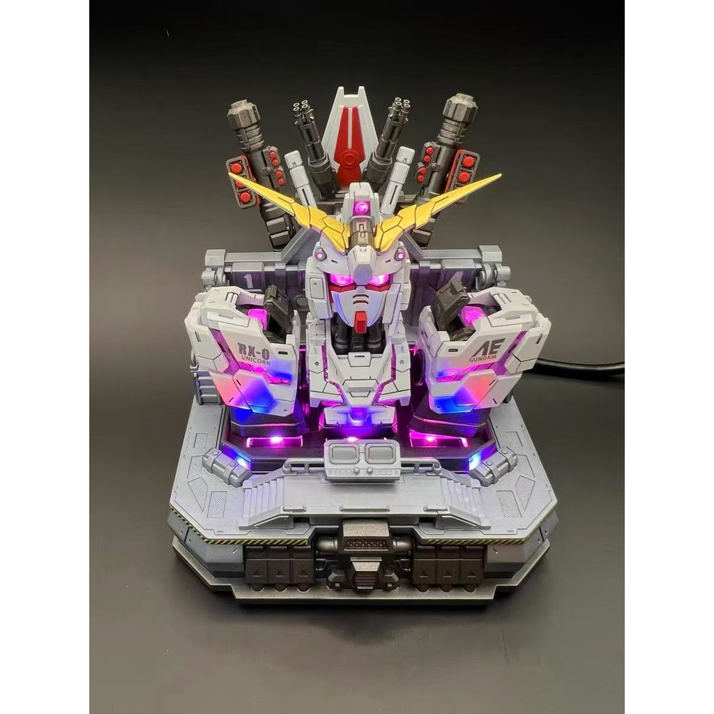 Rx-0 Unicorn Three-Key Cap Strike Freedom Gundam Button Mechanical Keyboard Deformable Light Transmission Mecha