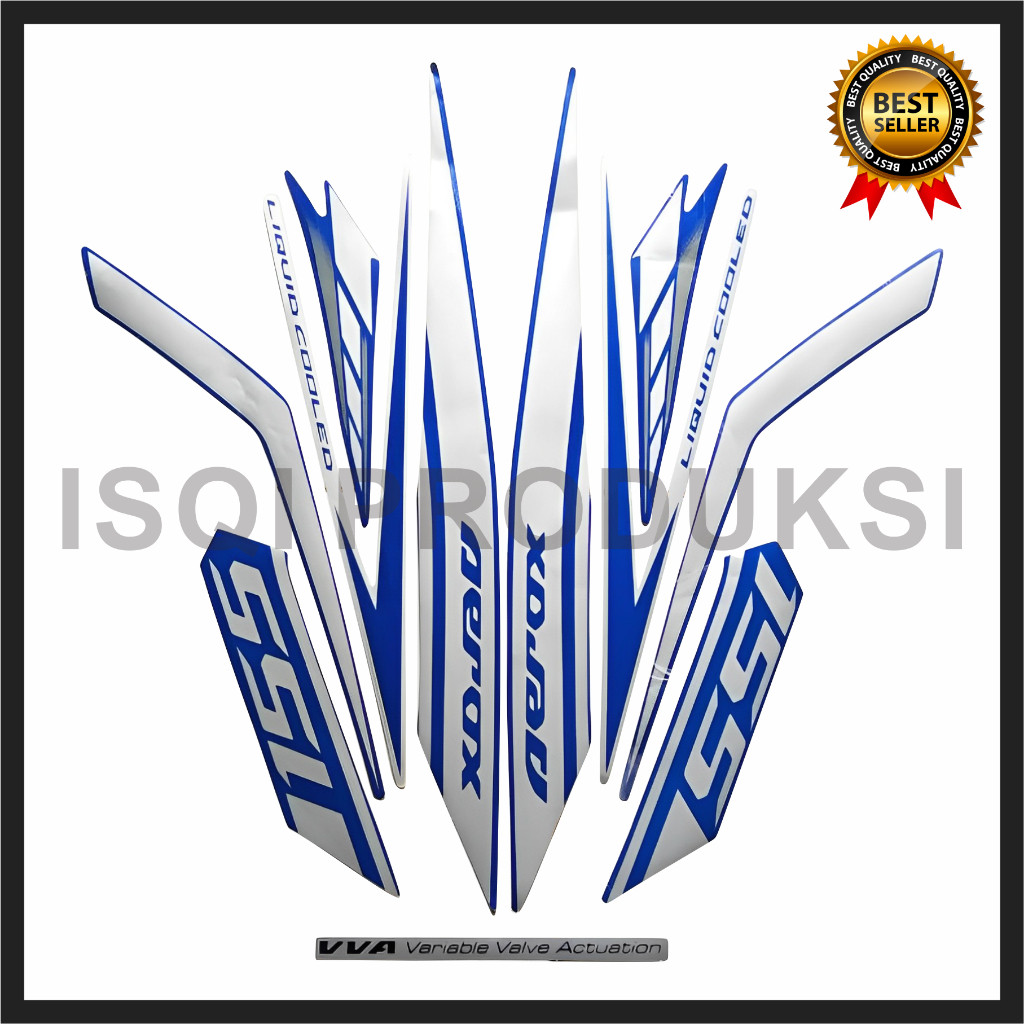 STANDARD STRIPING AEROX R 2017 - สติ๊กเกอร์มาตรฐาน LIST AEROX R 2017