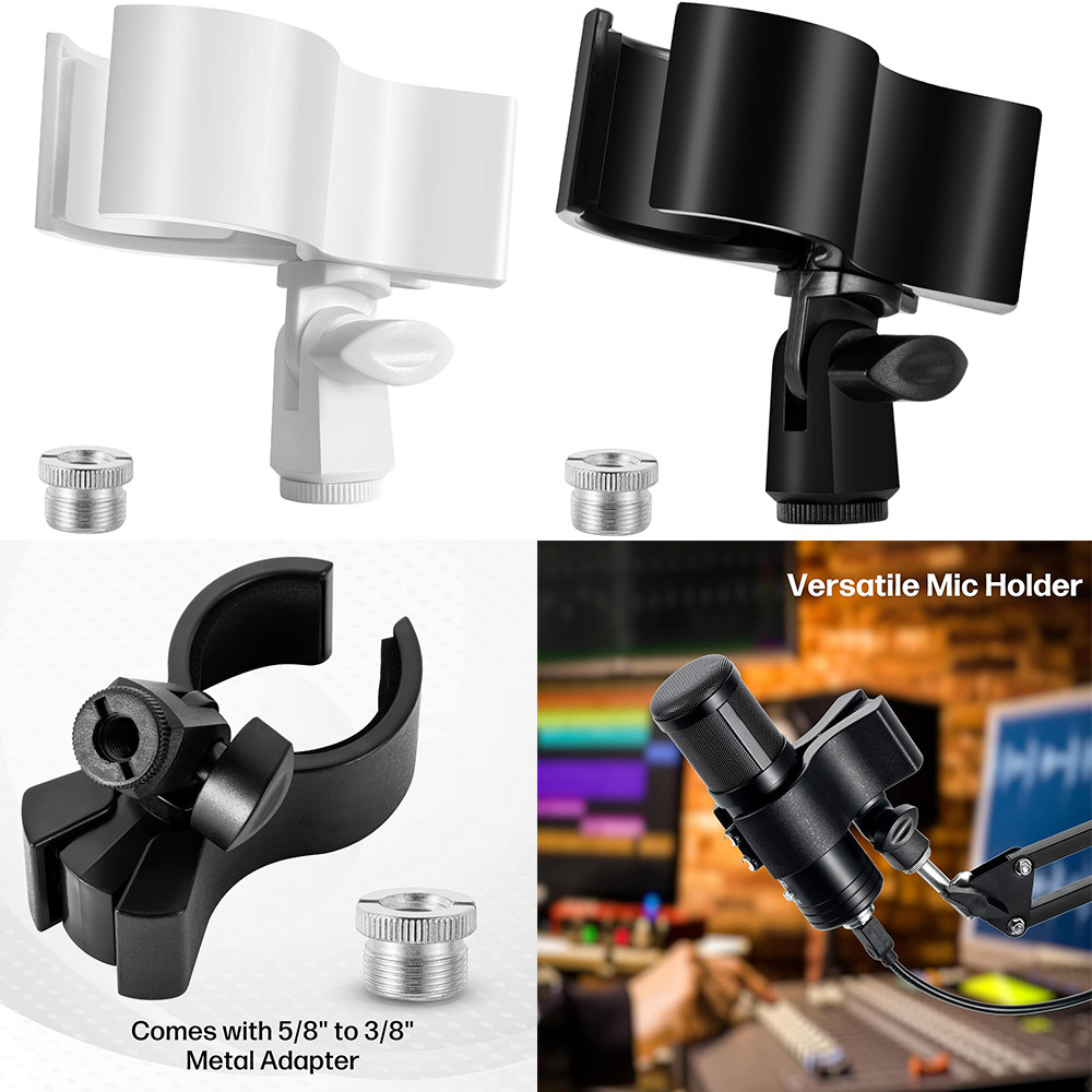 ไมโครโฟนขนาดใหญ่ Spring ClipMicrophone AccessoriesWireless Adaptive Microphone CantileverShock MountClipFits: ไมโครโฟน 3.2 ซม. และ 6 ซม.