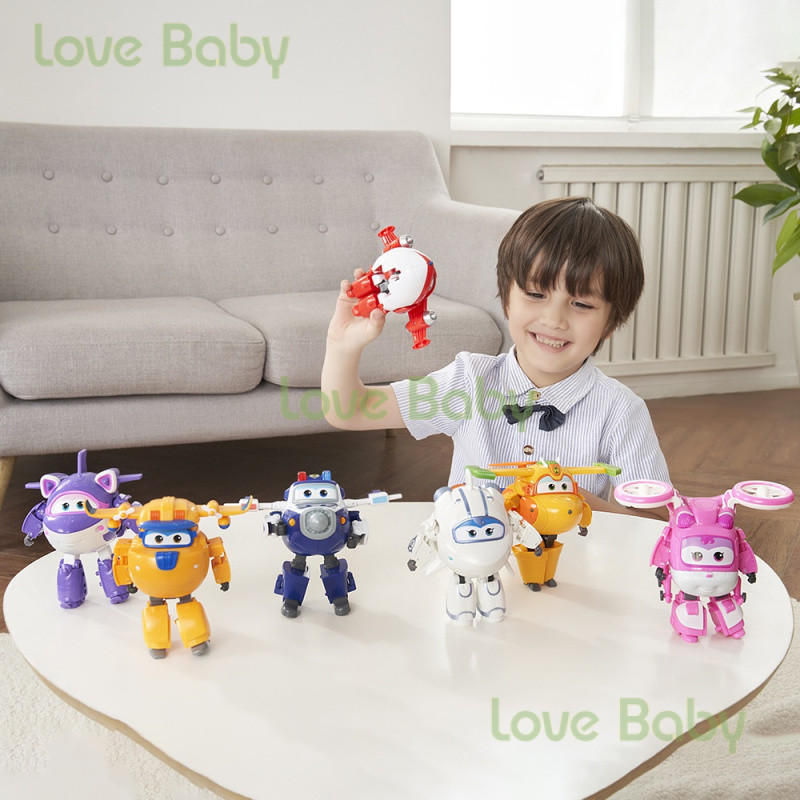 Super Wings ของขวัญวันเกิดเด็กแอคชั่นฟิกเกอร์ขนาด 5 นิ้ว 9XGR ราคา ถูกที่สุด ดีลบีเคเค แกลเลอรีภาพที่ 2