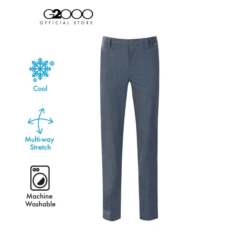 G2000 กางเกงสูทสำหรับผู้ชาย Slim Fit รุ่น 4115305372 GREY