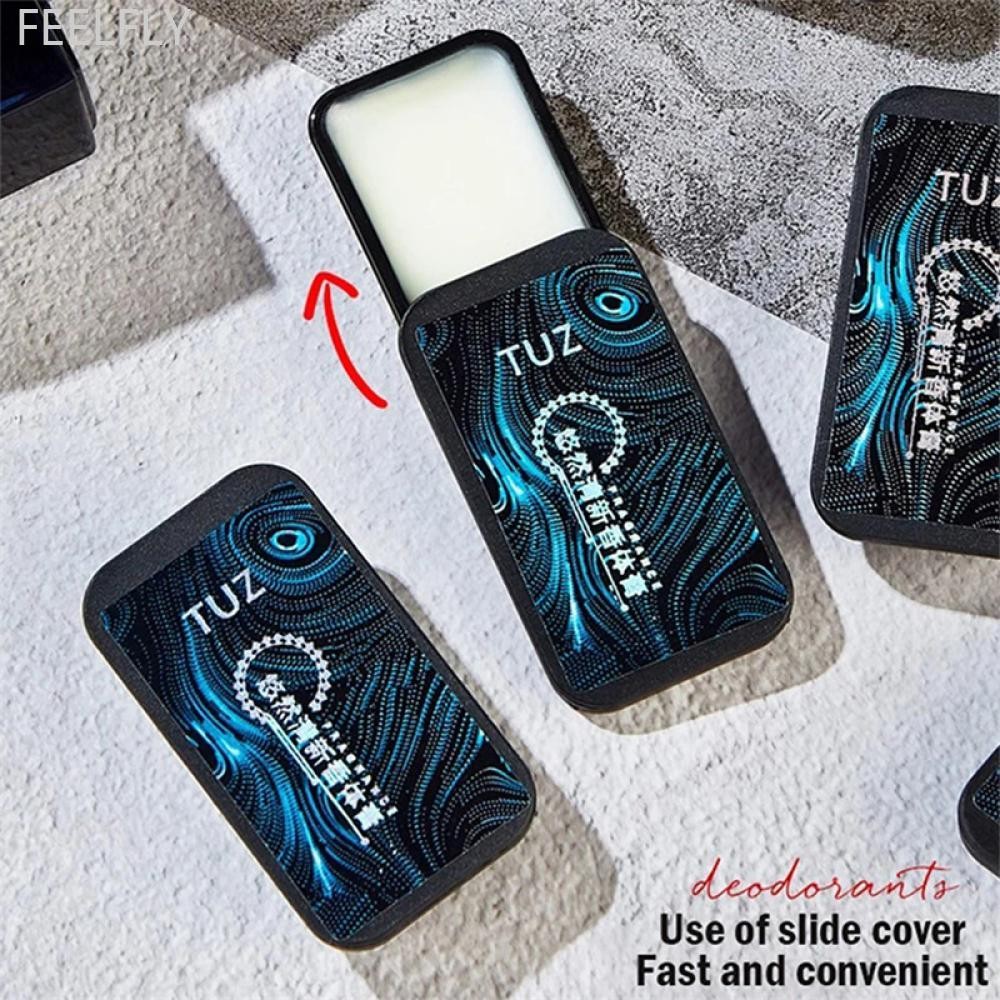 Feelfly บาล์มน้ําหอมแข็งแบบพกพา Mild กลิ่นหอมติดทนนาน Fresh Aroma Deodorant Body Balm T4V2[OLTS]