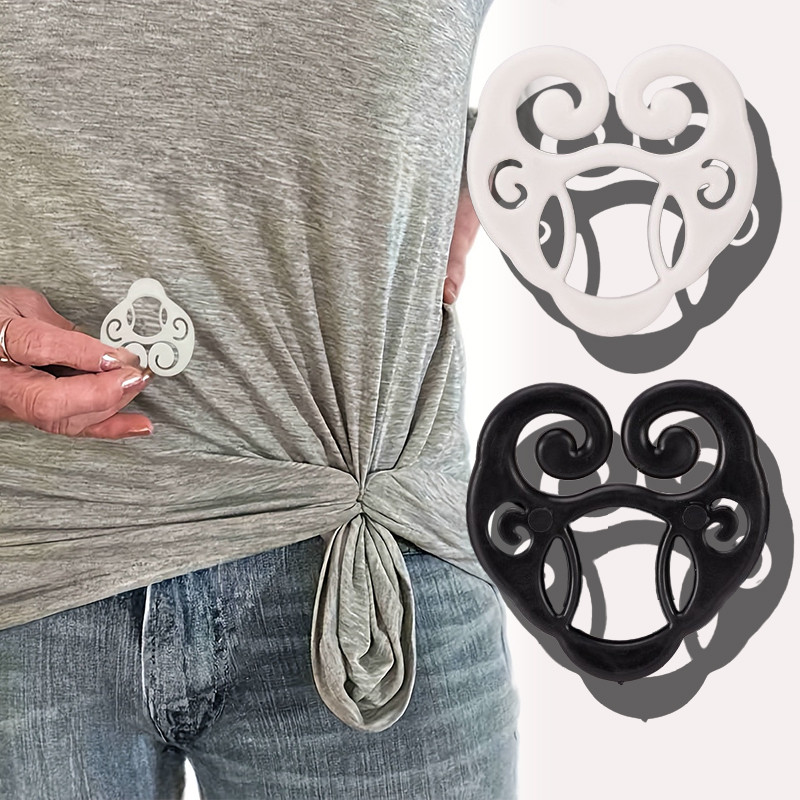 SYUANUNNY เสื้อสตรีรูปหัวใจและเสื้อเชิ้ต Cinch Clip เสื้อสตรีและเสื้อ Cinch Clip