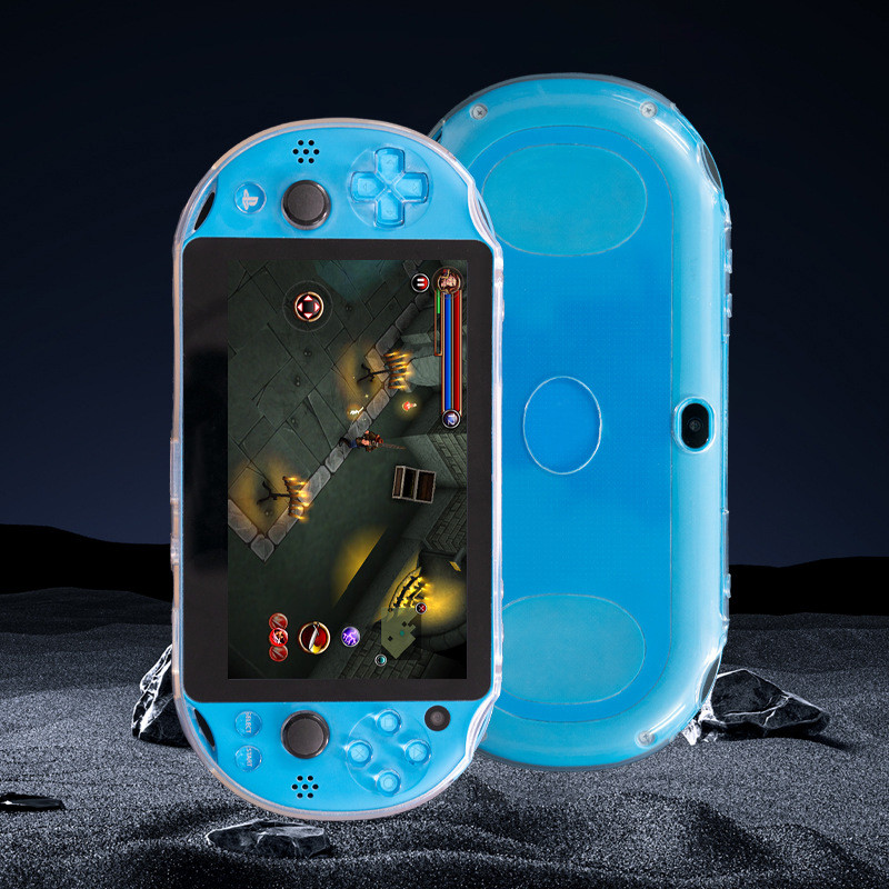 คริสตัลใส Soft TPU เคสป้องกันฝาหลังเปลือกกันชนเข้ากันได้กับ PS Vita 2000 PSV 2000 Slim คอนโซลมือถือ