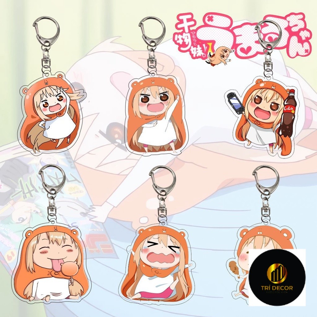 พวงกุญแจตัวการ์ตูน Himouto Umaru-Chan
