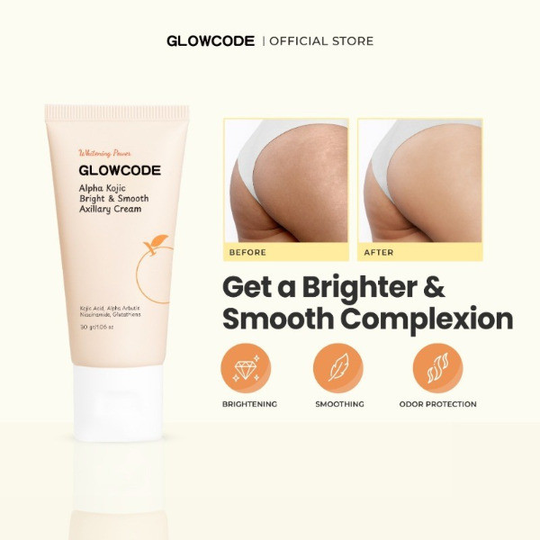 Glowcode Alpha Kojic Bright & Smooth Axillary Cream - พื้นที่มืดสดใสของร่างกาย