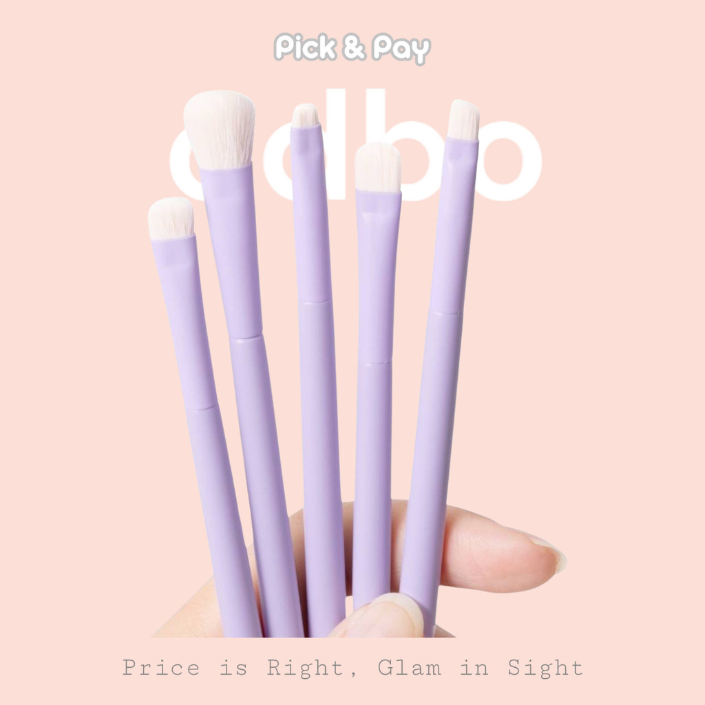 odbo Special Brush Set เซ็ตแปรงแต่งตา ฟรีสติกเกอร์ (OD8061)