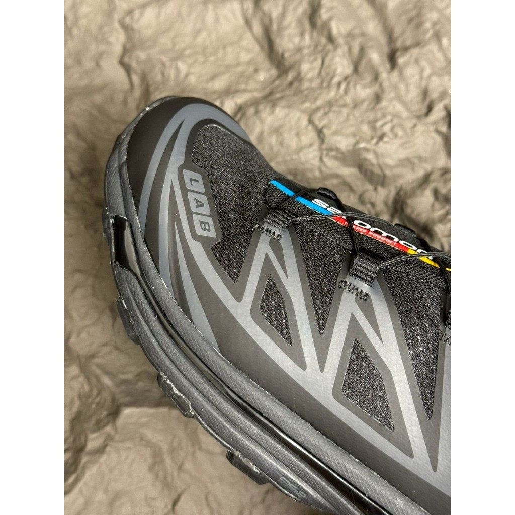 Salomon XT6 ฟังก์ชั่นกลางแจ้งกันลื่น Off-Road รองเท้ากีฬาลําลองระบายอากาศ