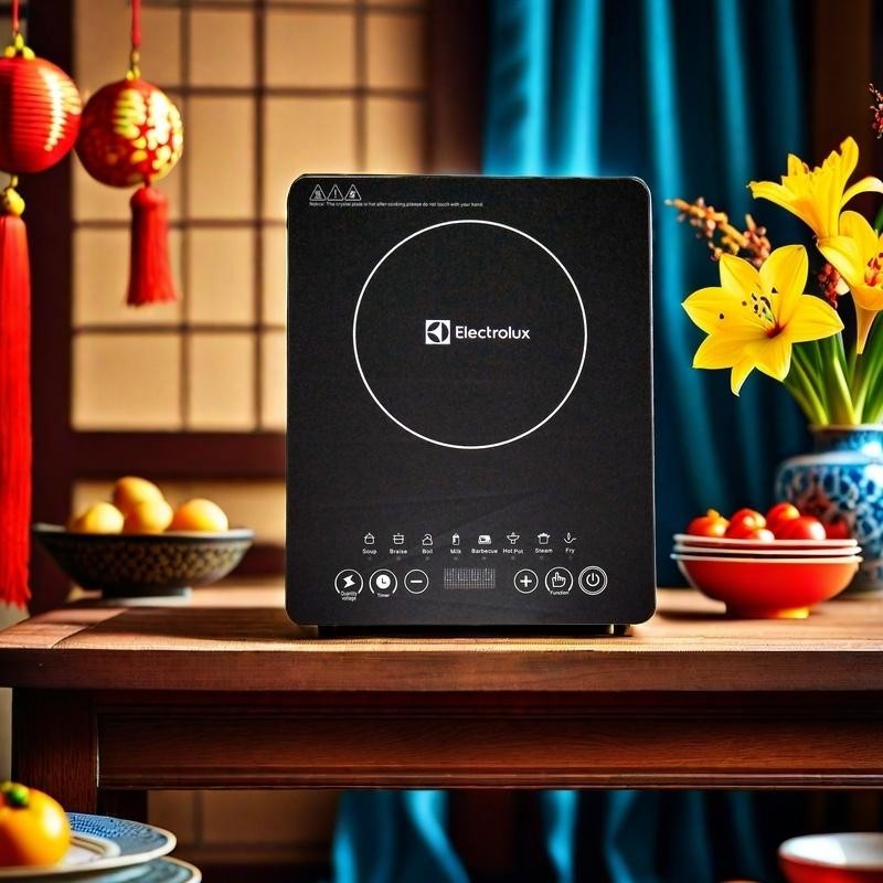 Electrolux Induction Cooker Portable Electric stove Household MultiFunctional Cooker (Black) (AS608)