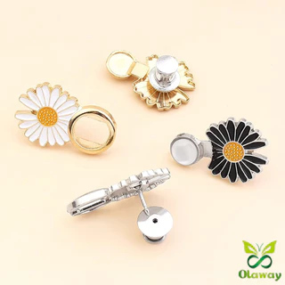 Olaway ตะขอร่นกางเกง หัวเข็มยึดปรับเอว ตะขอโลหะ ถอดได้ Fashion Pins